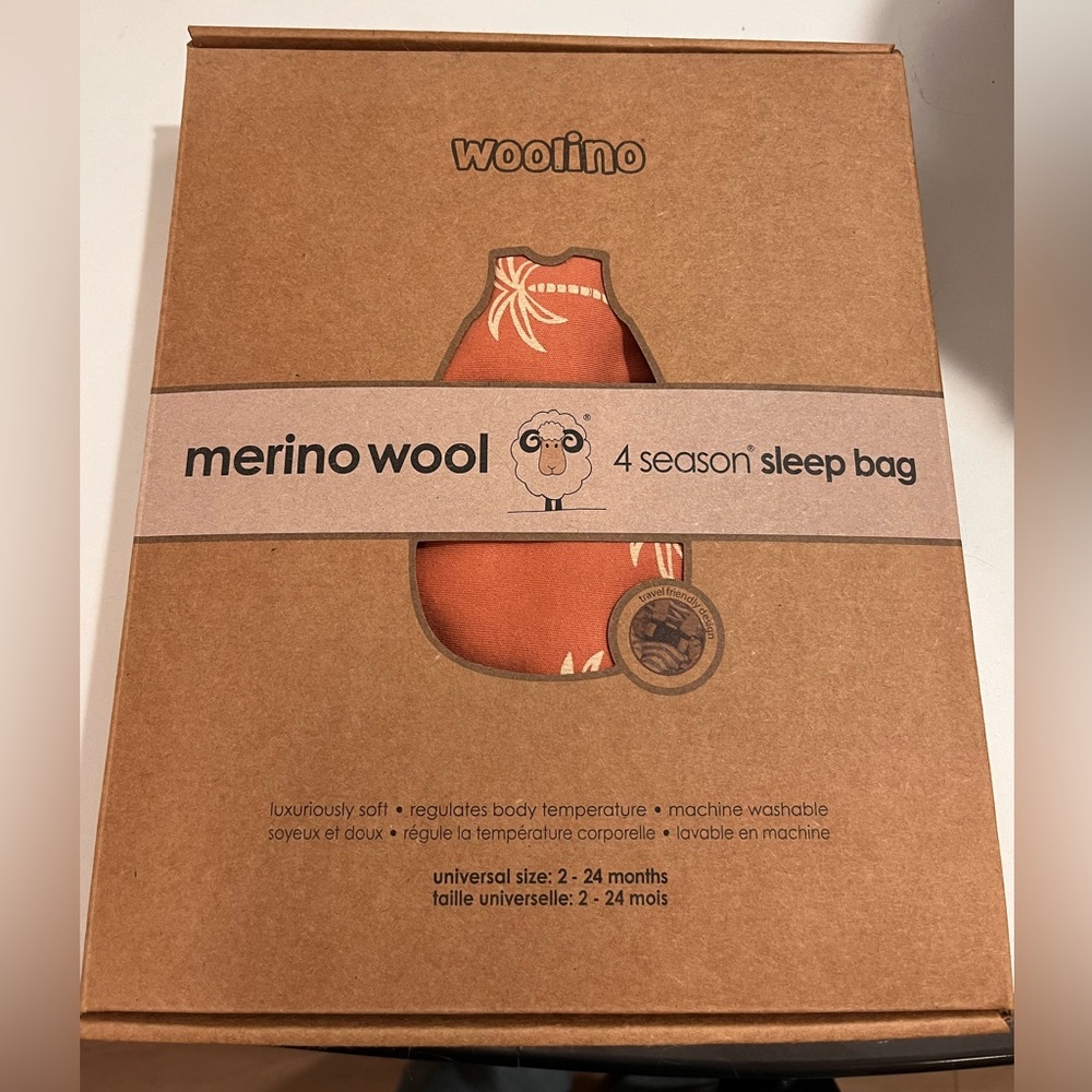 Woolino 4 seasons sleep bag - 2 months to 24 months